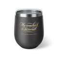12oz Insulated Tumbler — “My Comeback Is Personal” Copper Vacuum Wine Cup