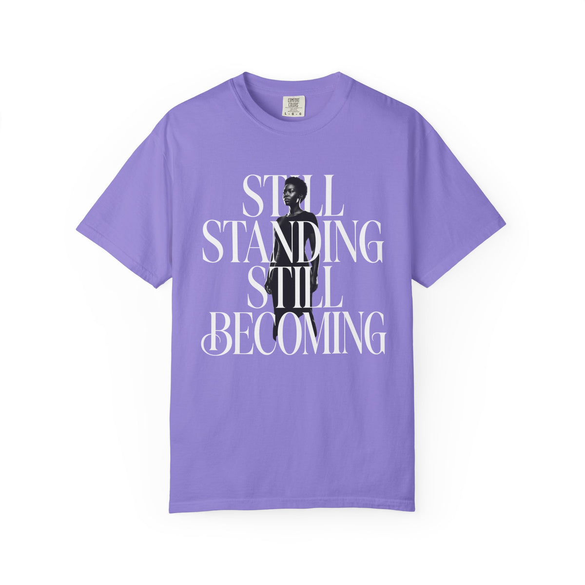 T-Shirt — Minimalist Silhouette Graphic Tee with 'ANDTIF' Typography
