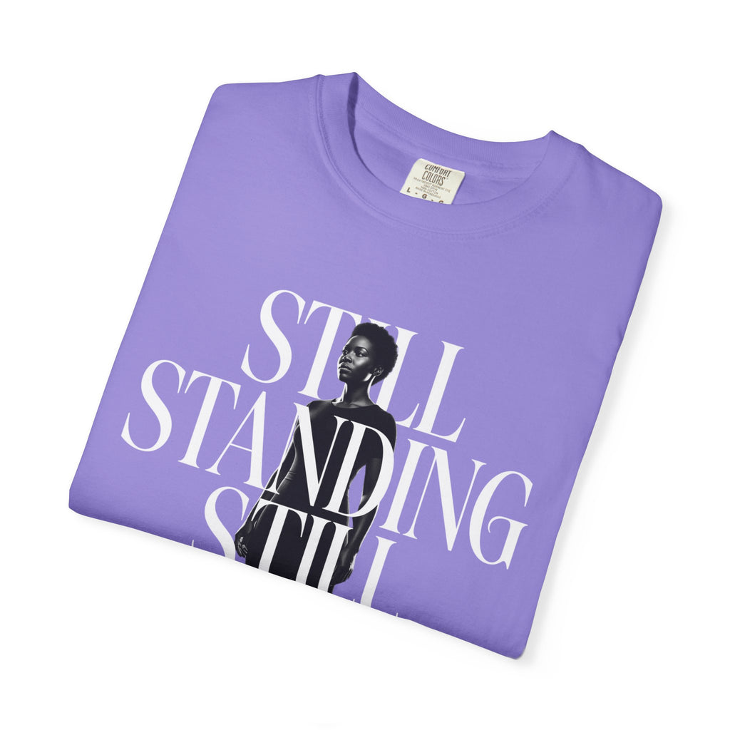 T-Shirt — Minimalist Silhouette Graphic Tee with 'ANDTIF' Typography