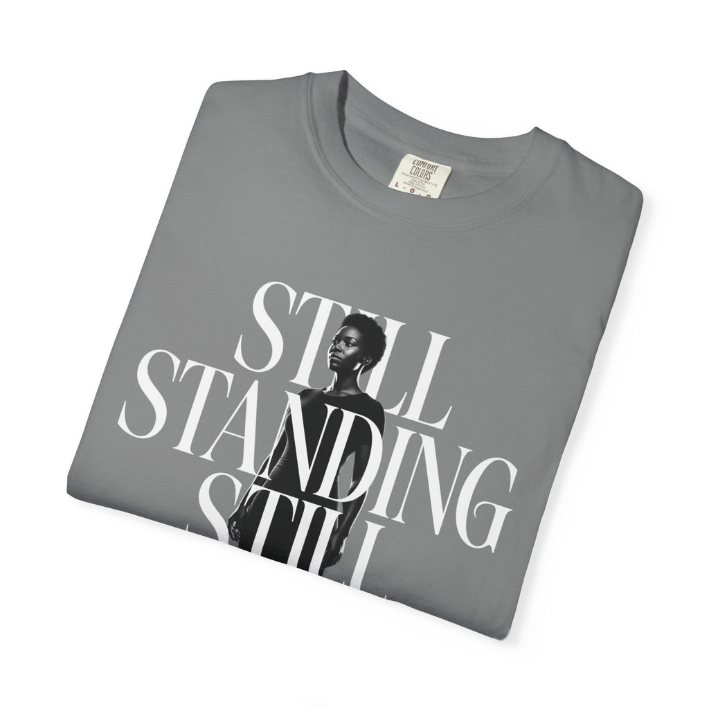 T-Shirt — Minimalist Silhouette Graphic Tee with 'ANDTIF' Typography