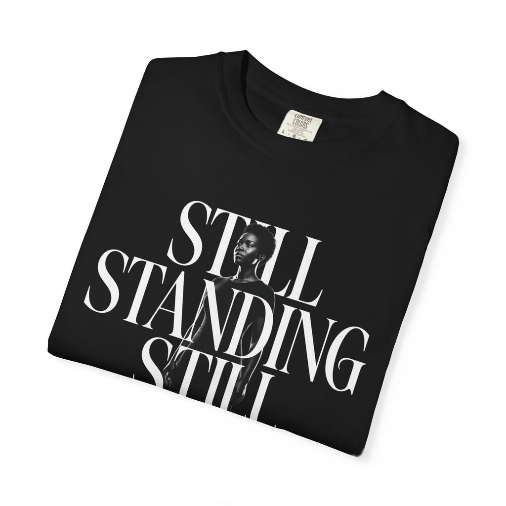 T-Shirt — Minimalist Silhouette Graphic Tee with 'ANDTIF' Typography
