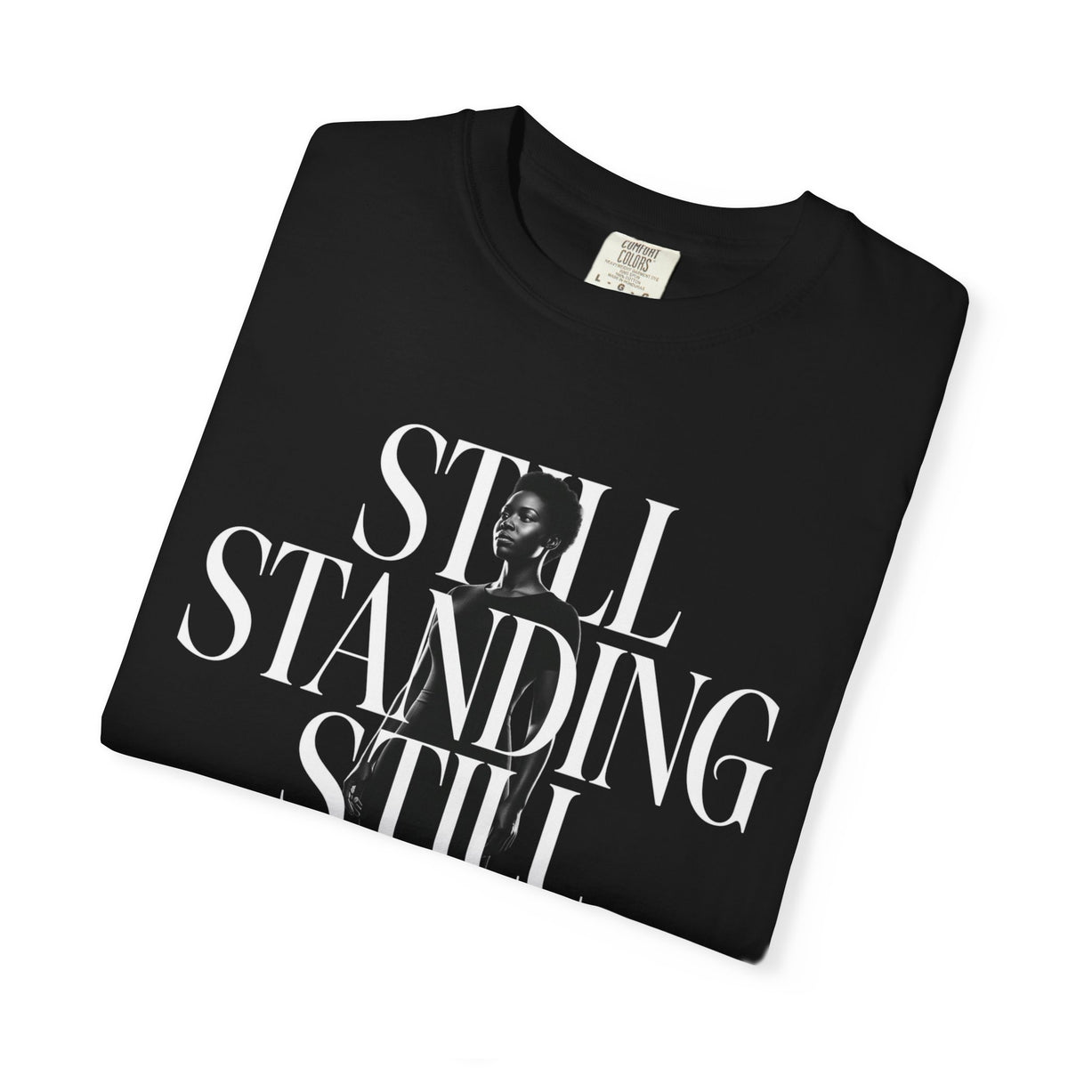T-Shirt — Minimalist Silhouette Graphic Tee with 'ANDTIF' Typography