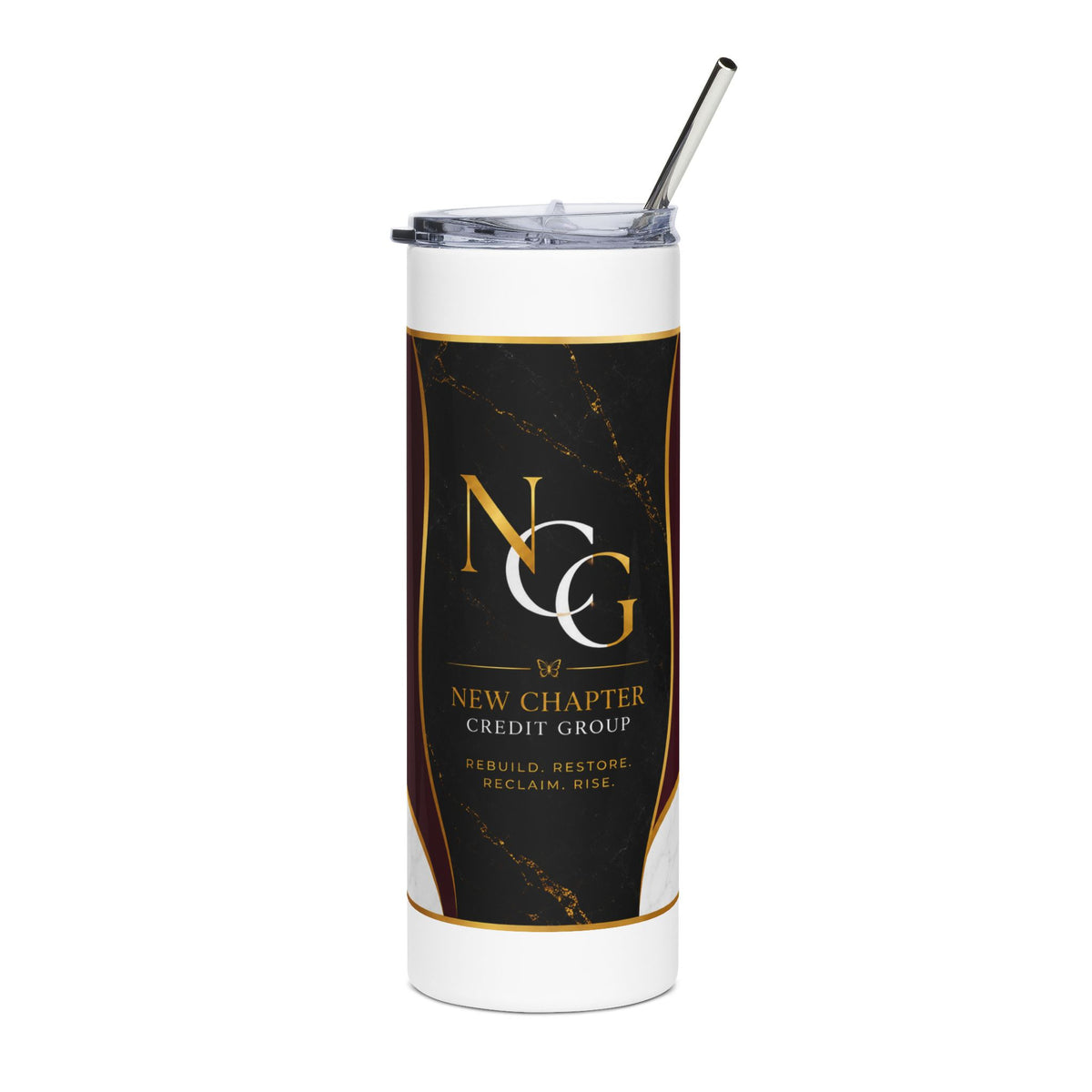 20oz Stainless Tumbler – 'Starting Over Looks Good On Me' Inspirational Travel Mug