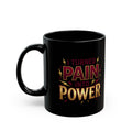 Black Coffee Mug – Retro "Born to Be a Gamer" Lightning Logo (11oz, 15oz)