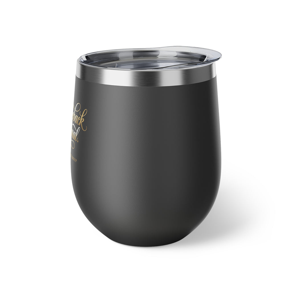 12oz Insulated Tumbler — “My Comeback Is Personal” Copper Vacuum Wine Cup