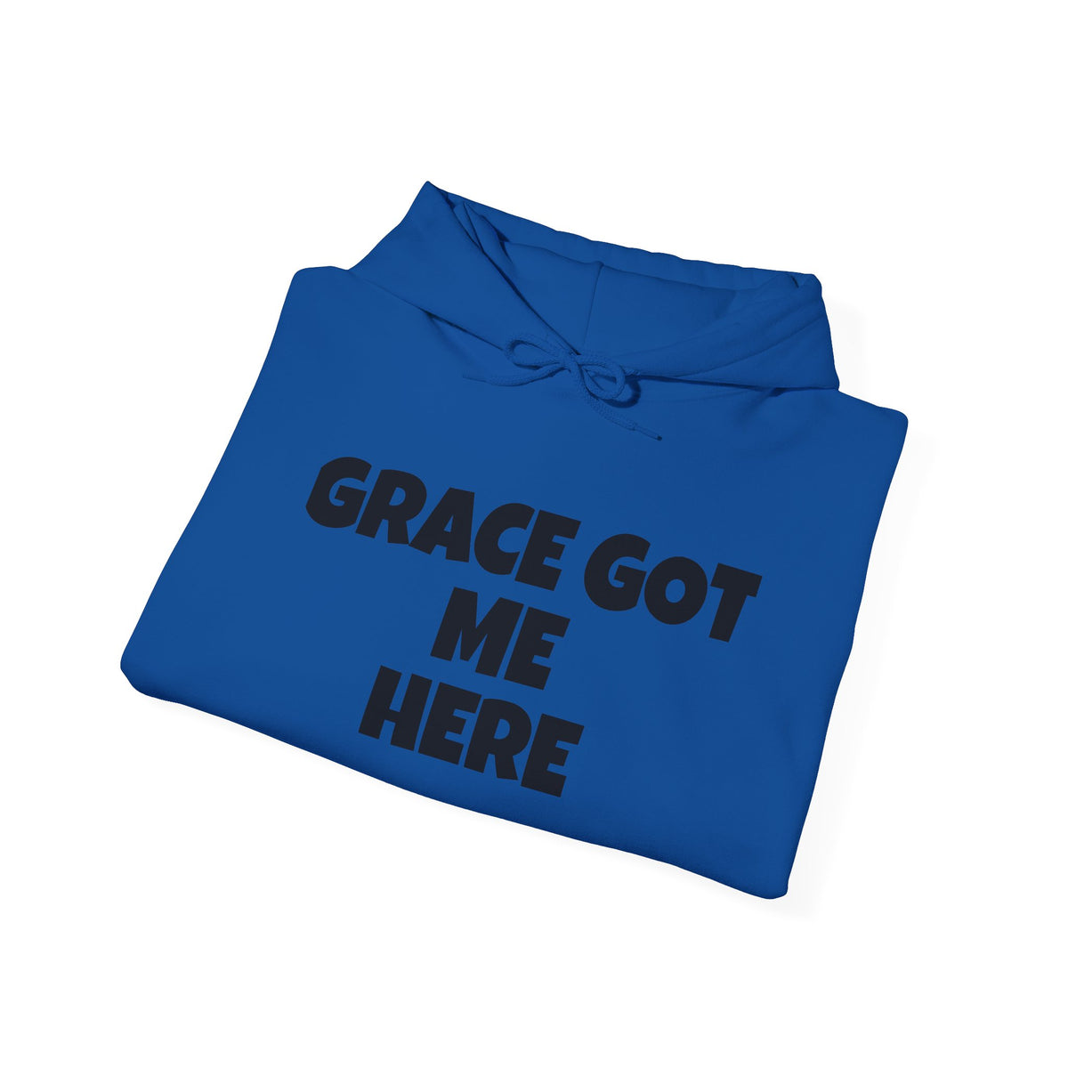Grace Got Me Here Hoodie — Inspirational Christian Hooded Sweatshirt