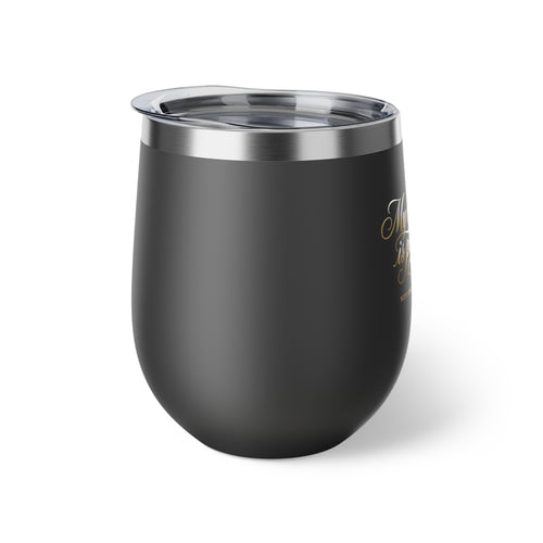 12oz Insulated Tumbler — “My Comeback Is Personal” Copper Vacuum Wine Cup