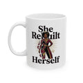 Ceramic Mug - Sunflower ‘She Rested, Her Heart Kept Going’ Inspirational Coffee Mug (11oz, 15oz)