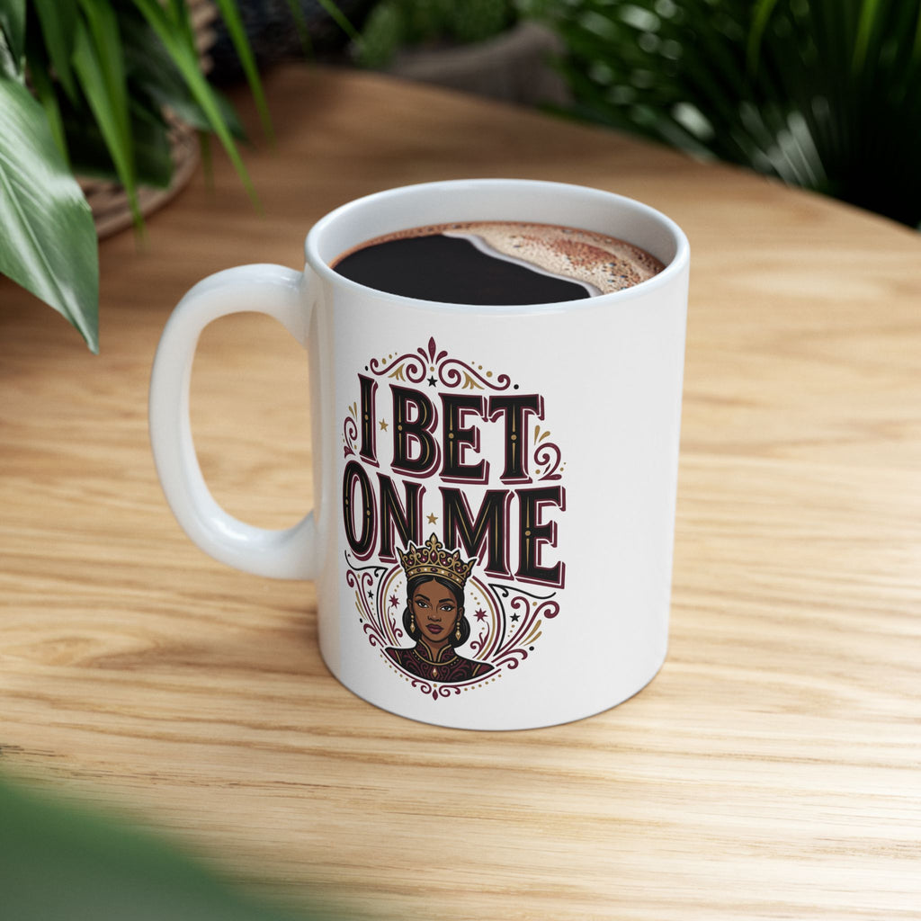 Ceramic Mug — Inspirational 'Live Once' Vintage Typography Coffee Cup (11oz, 15oz)