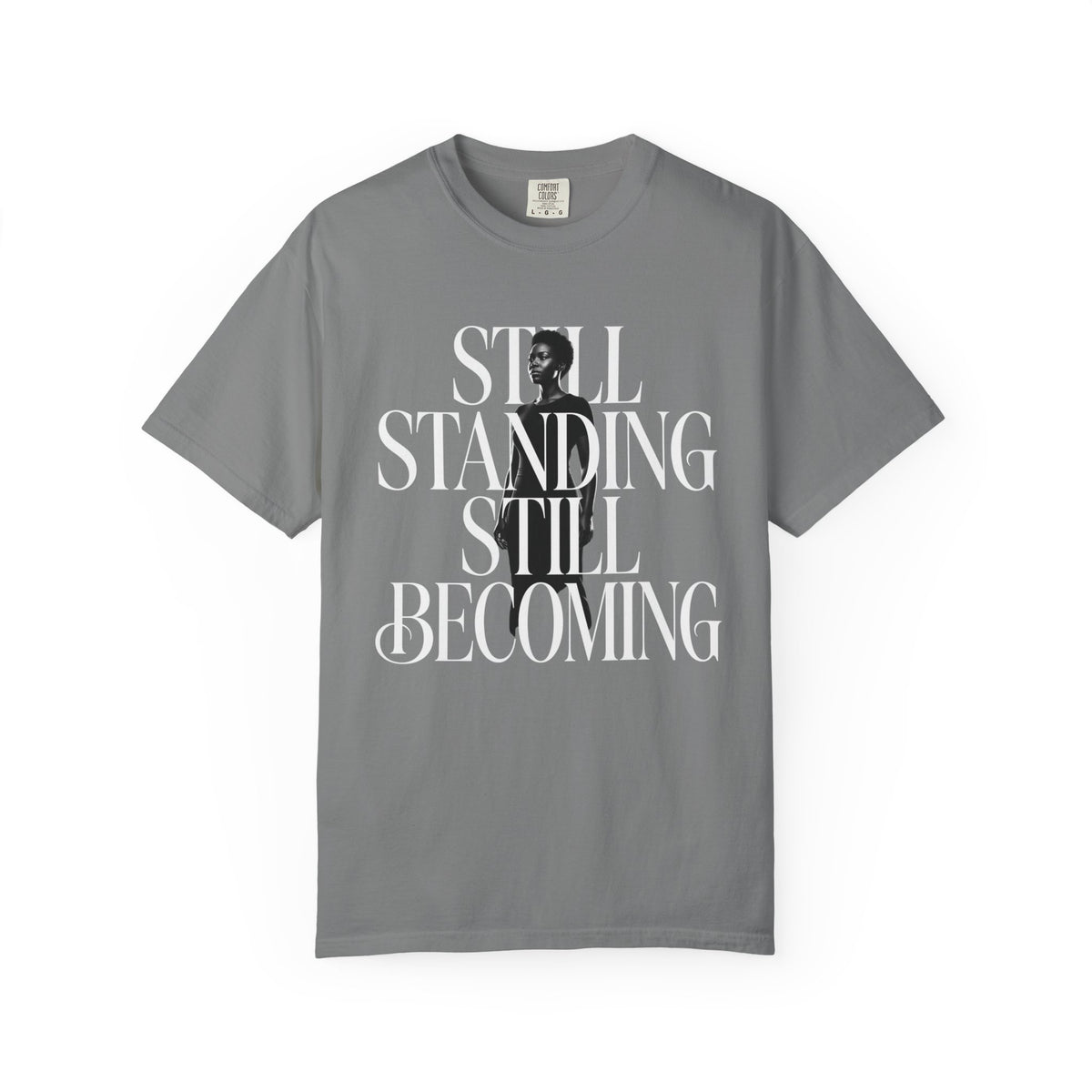 T-Shirt — Minimalist Silhouette Graphic Tee with 'ANDTIF' Typography