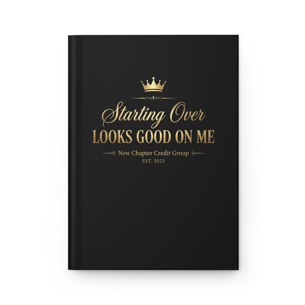 Starting Over Looks Good On Me Journal | Hardcover Lined Notebook