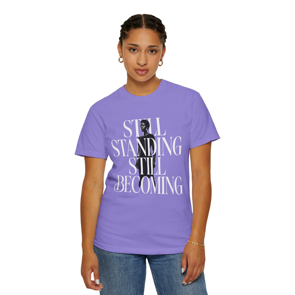 T-Shirt — Minimalist Silhouette Graphic Tee with 'ANDTIF' Typography